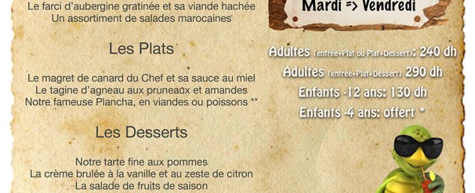 Ardoise de La Tortue